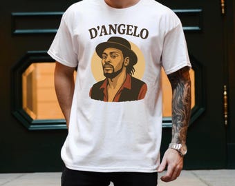 Camiseta D'Angelo, Brown Sugar, camiseta vintage de rap, música R&B de los 90 y los 2000, neo soul, camiseta musical, camiseta D'Angelo Memories