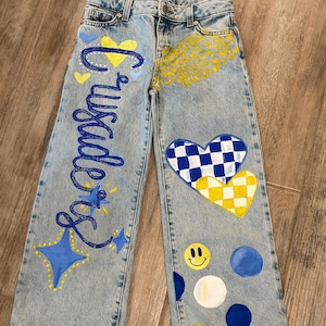 Custom Painted Jeans