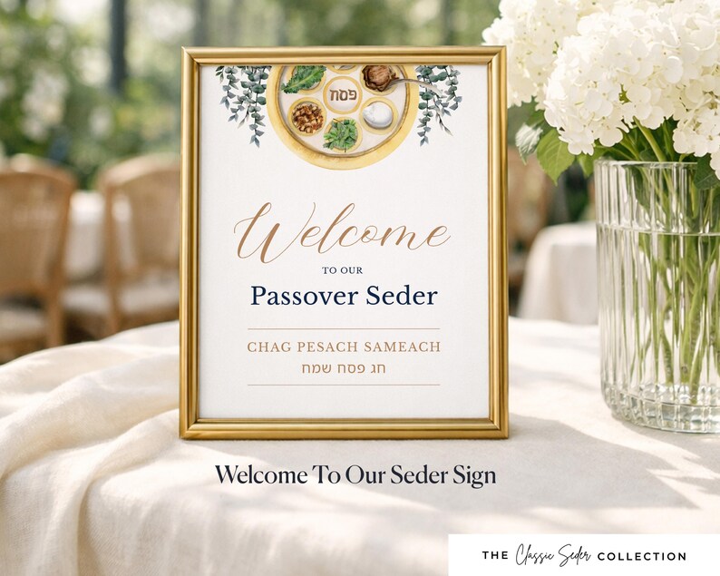 Seder Ritual Passover Seder Guide Printable, Order of the Seder Steps, Haggadah ...