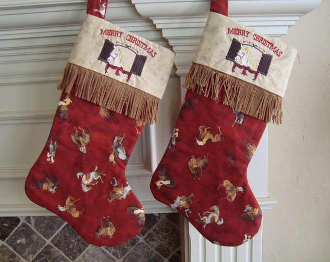 Western Christmas Stockings - Etsy