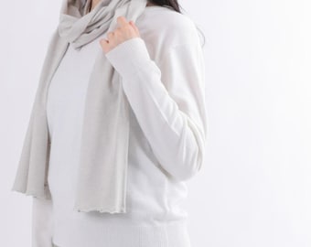 Japanese Organic Cotton UV Protection Scarf | Lightweight Summer Wrap | Soft Neck Shawl | Travel & Air Conditioning