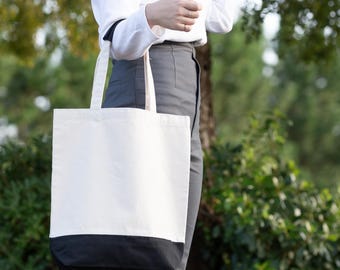 Charcoal Antibacterial Tote Bag — Certified, Natural Charcoal Print