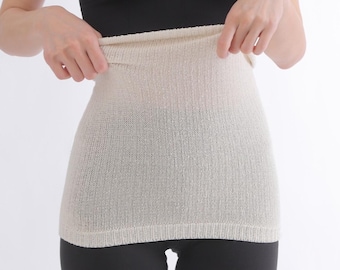 new|Silk Belly Warmer — Ultra-Thin, Seamless, Sensitive Skin | Made in Japan