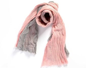 Botanical & Charcoal Stole Set — Kyoto Artisan | Made in Japan