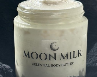 Whipped Body Butter with Shimmer |  Handcrafted Skincare Gift | Mystical Moisturizer for Glowing Skin