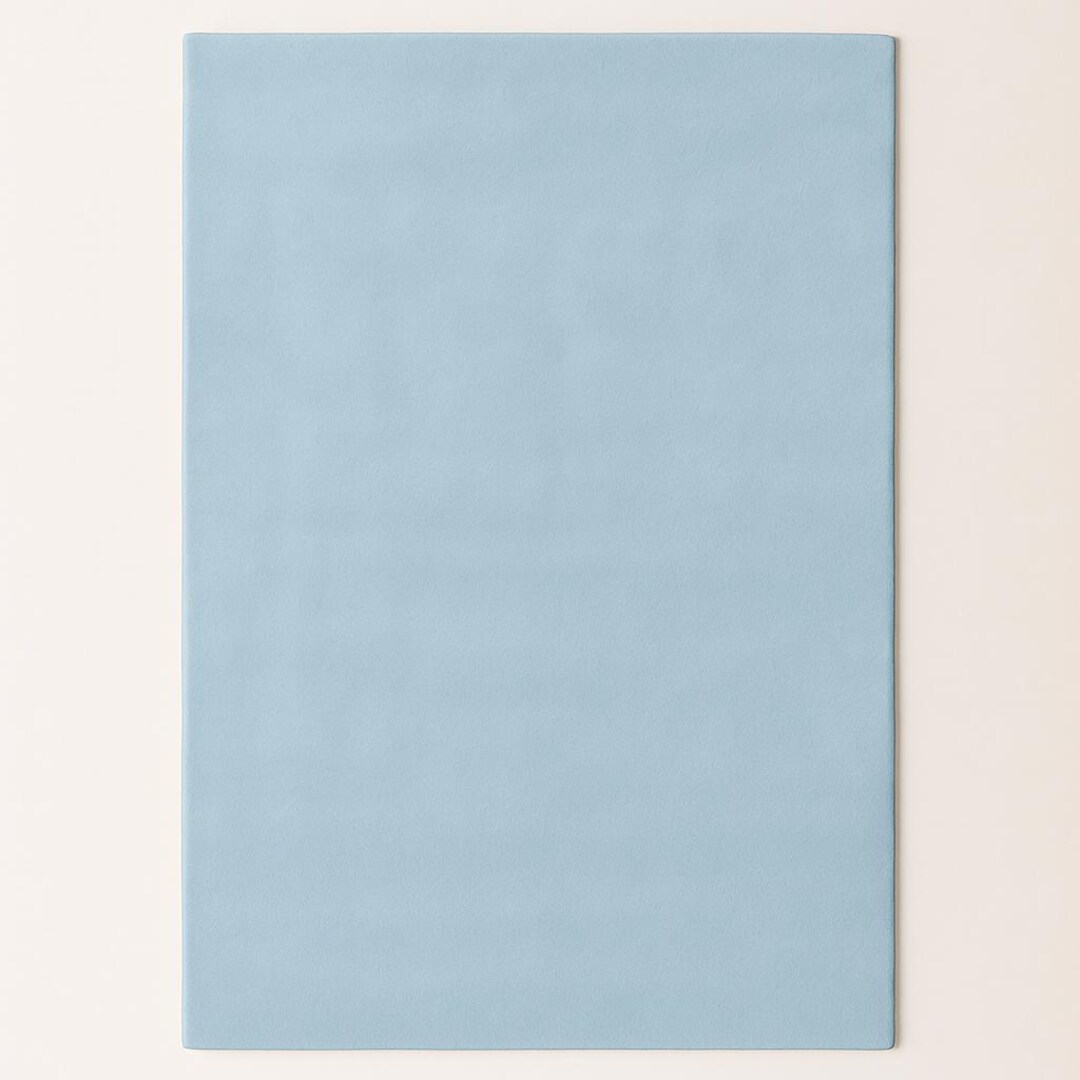 Hand Tufted Light Blue Rug, Minimalist Solid Color Area Rug Modern ...