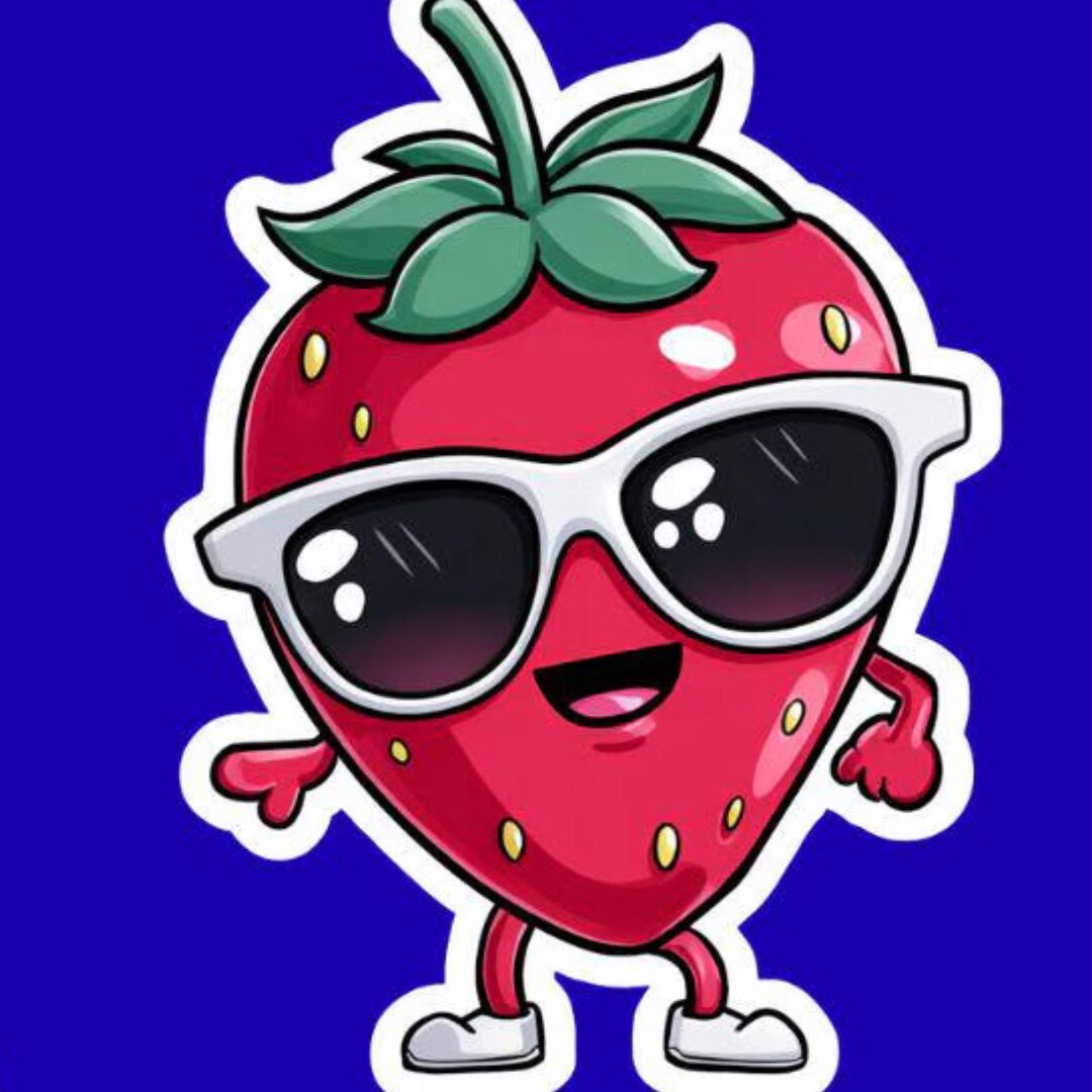 Set of 250 Kawaii Cute Fruit Pngs – 2500x2500 Px, 300 DPI, High Quality ...