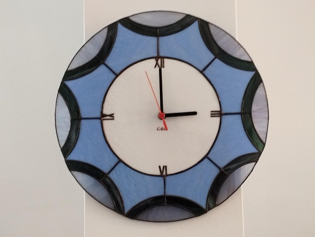 Stained Glass Clocks, Wall Clocks, Window Clocks - Etsy