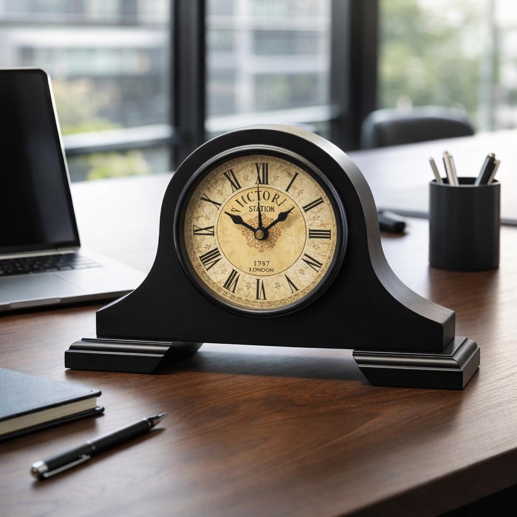 Horloge Vintage 1970's laiton massif London Clock Co Quartz Germa