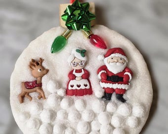 Mr & Mrs Claus Ornament