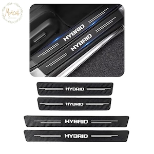 Carbon Fiber Door Sill Protector | Toyota Hybrid Threshold Sticker