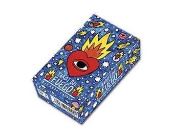 Del Fuego Tarot Deck, 78 tarot cards, booklet + tarot blind reading • tarot tool, oracle tool, tarot cards, esoteric tool, divination tool