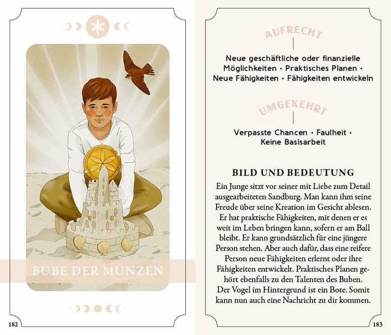 Seelenreise Tarot 1 card tarot blind reading 78 tarotkarten, oracle deck, oracle tool, tarot tool, divination tool immagine 4