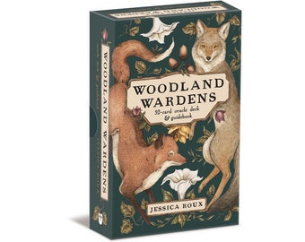 Woodland Wardens Orakeldeck + 1 Tarjeta ciega Tarotlesen • 52 Tarjetas, Orakeldeck, Orakelwerkzeug, Tarotwerkzeug, Weissagungswerkzeug