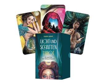 Licht und Schatten Tarot + 1 card tarot blind reading • deutsch, 78 tarot cards, oracle deck, oracle tool, tarot tool, divination tool