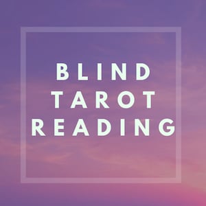 Blind Tarot reading