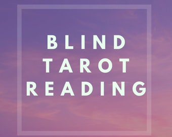 Blind Tarot reading