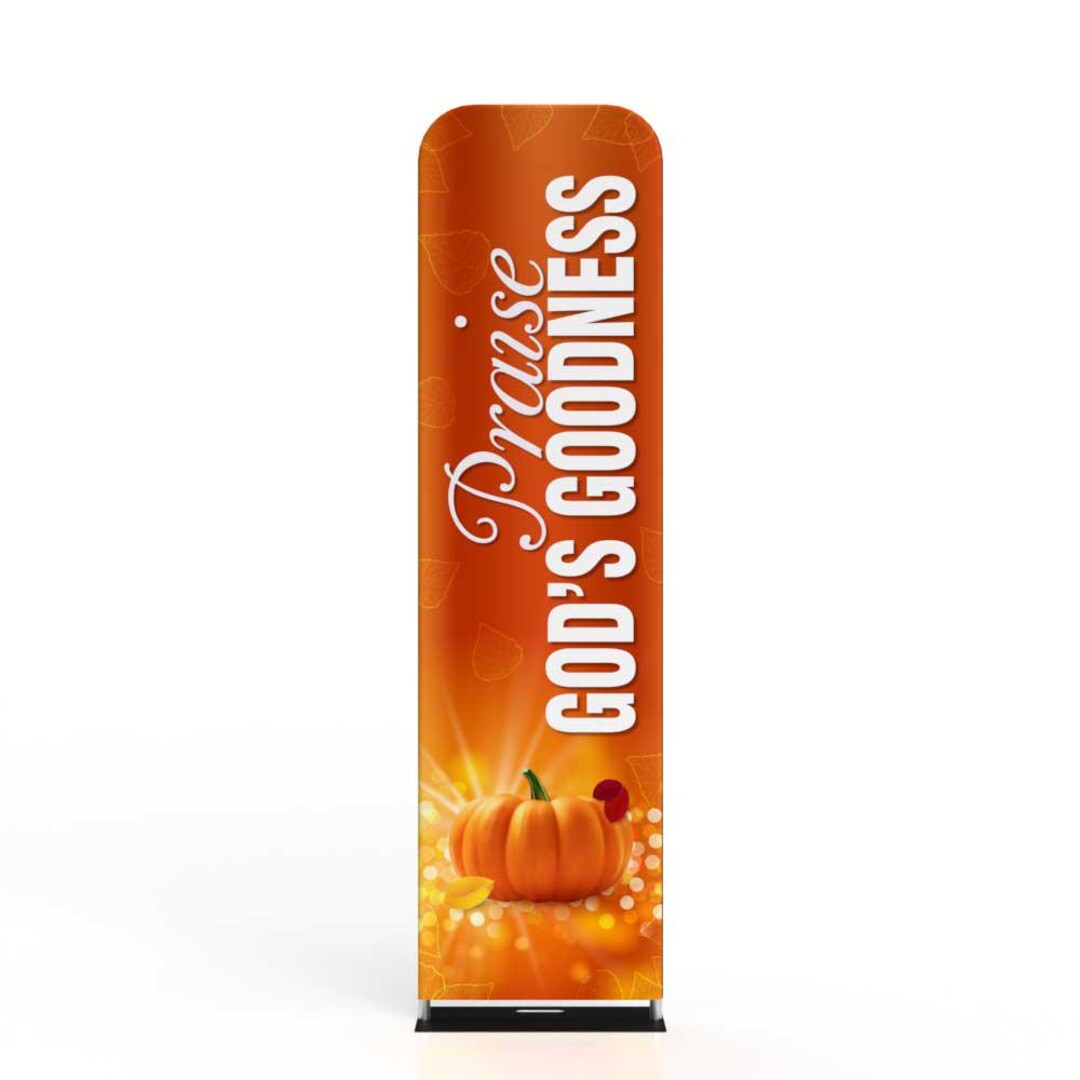 Thanksgiving Church Fabric Banner Stand, Praise God's Goodness - Etsy