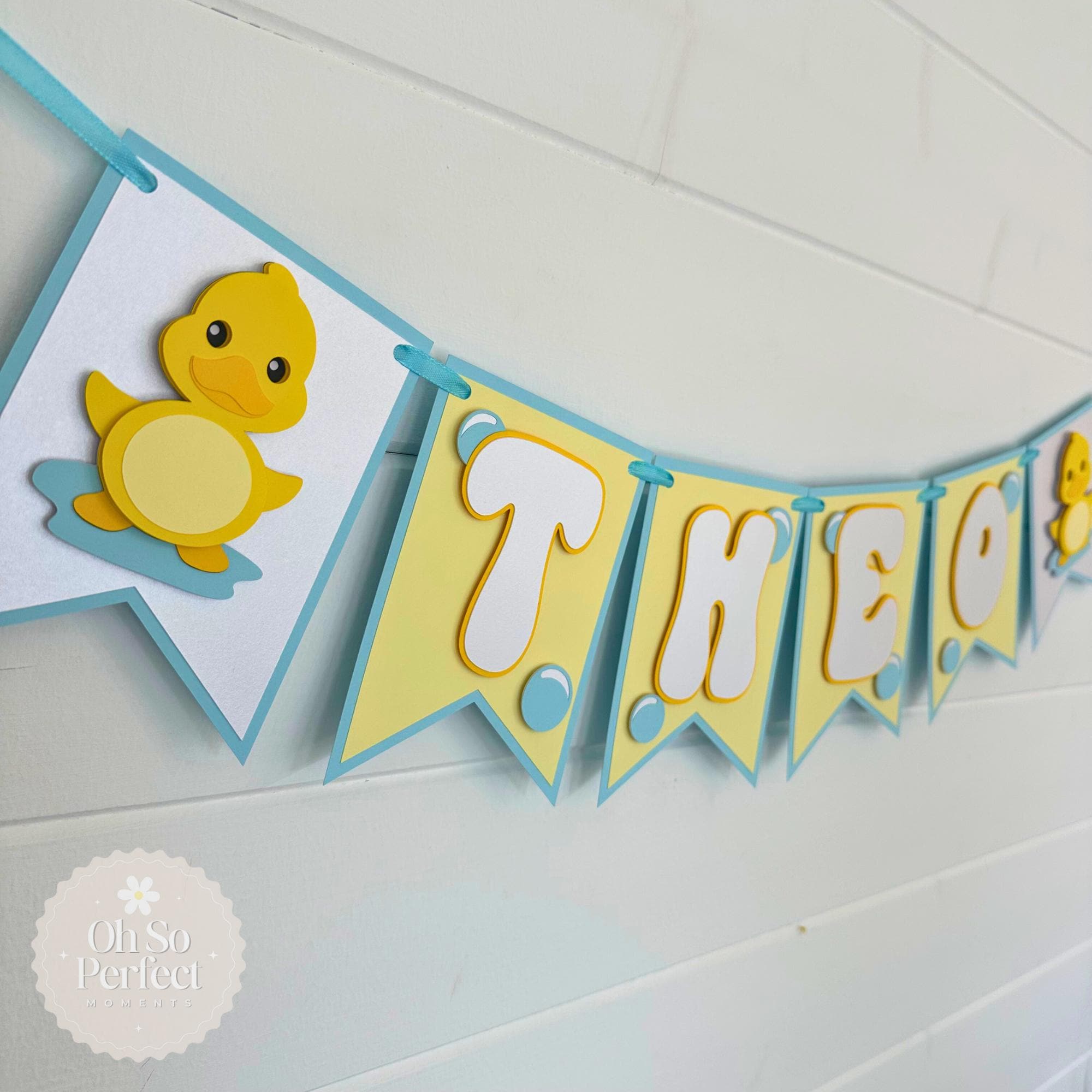Duck Bunting Banner | Personalised Party Decorations - Etsy