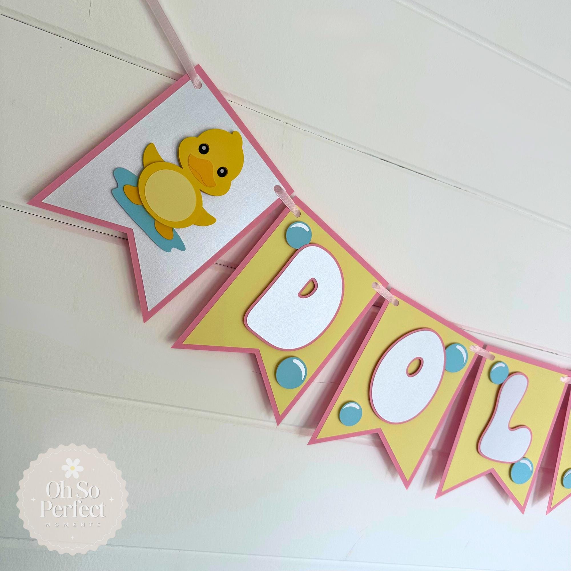 Duck Bunting Banner | Personalised Party Decorations - Etsy