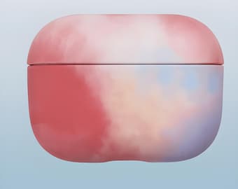 Watercolor AirPod Case: Pastel Cloud Protective Case For AirPods