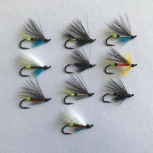 Traditional Newfoundland Atlantic Salmon Flies - 10 Fly Pattern Set