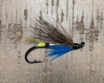 Moose Hair Wing Silver Blue, A Traditional Newfoundland Atlantic Salmon Fly
