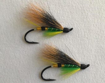 Green Highlander - Atlantic Salmon Flies - 2 Pack Combo