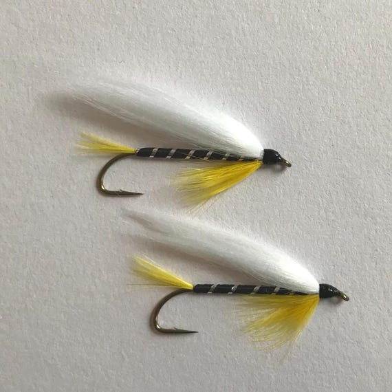 Black Ghost - Salmon and Trout Streamer Flies - 2 Pack Combo