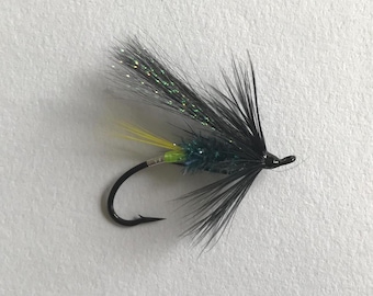 Salmon and Steelhead Flies - Glitter Bear - Size 1 - Daiichi 2161 Salmon Curved