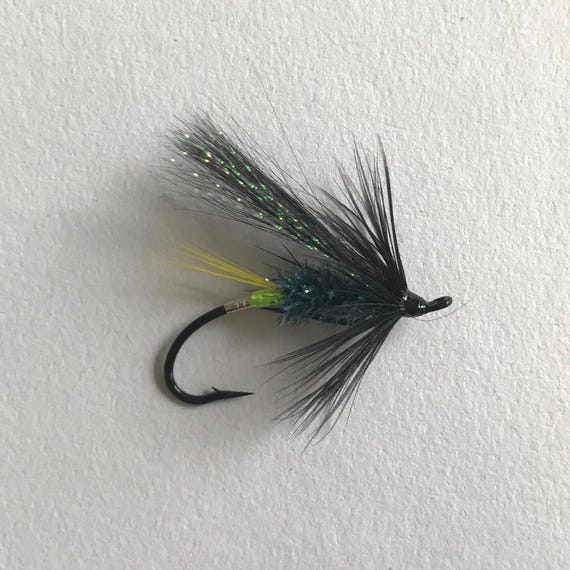 Salmon and Steelhead Flies - Glitter Bear - Size 1 - Daiichi 2161 Salmon Curved