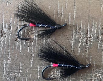 Black Bear Red Butt - Atlantic Salmon Flies - 2 Pack Combo