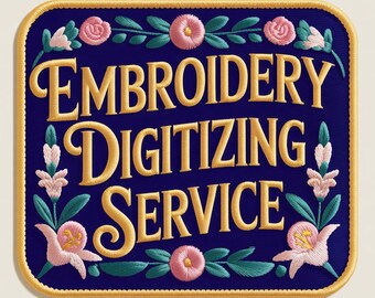 Servicio de digitalización personalizado: digitalización de logotipos, imagen a archivo PES