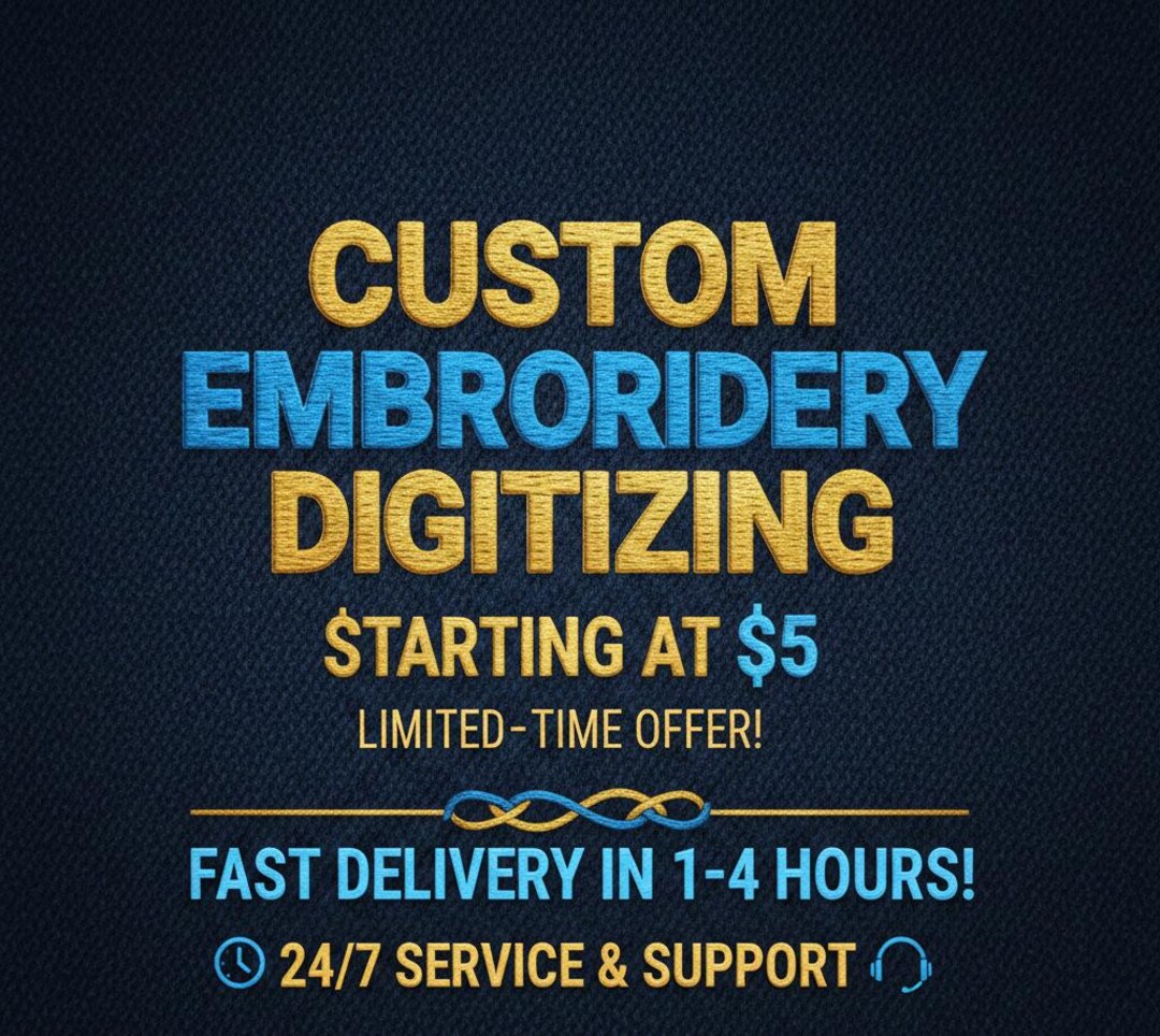 Custom Embroidery Digitizing, Logo Digitizing, Custom Digitize ,image ...