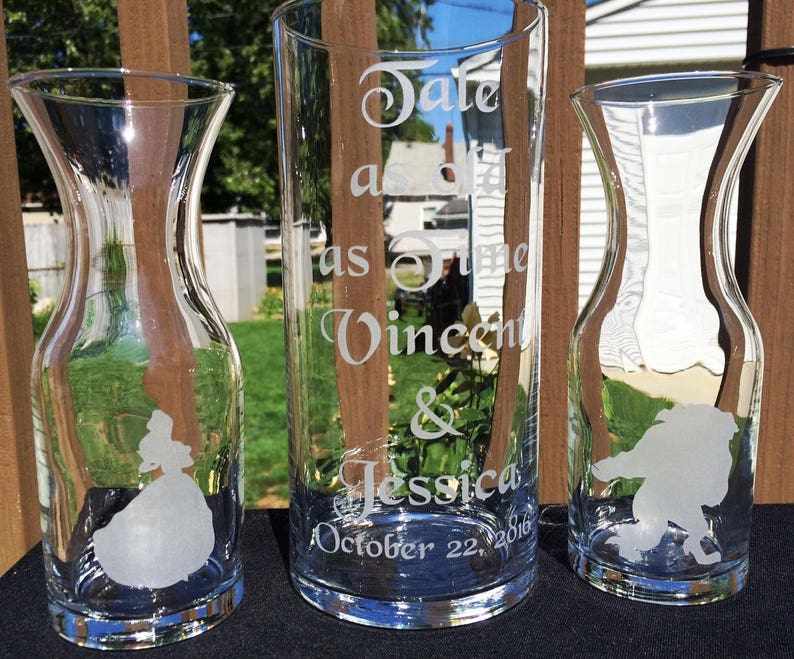 3 Piece Personalized Sand Ceremony Set Wedding Ceremony Unity Etsy