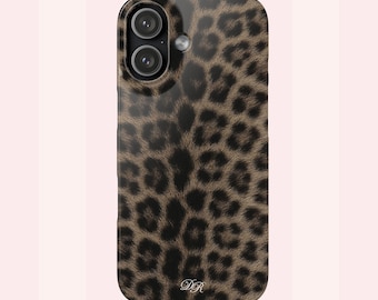 Leopard Print Phone Case | iPhone & Samsung Cover | Glossy or Matte Finish | Hot Girl Aesthetic