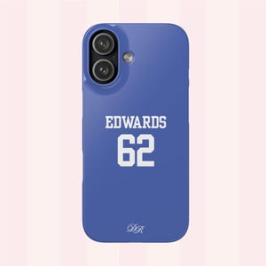Briar U, The Dare, Conor Edwards 62, blaue Handyhülle, iPhone- und Samsung-Hülle, glänzend oder matt