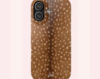 Deer Print Phone Case | iPhone & Samsung Cover | Glossy or Matte Finish | It Girl Aesthetic