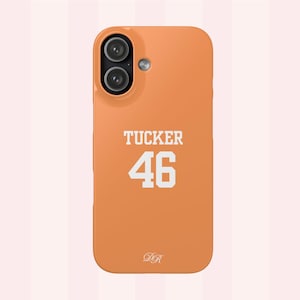 Off-Campus, The Goal, John Tucker 46, Orange Phone Case, iPhone & Samsung Cover, Glossy or Matt Finish