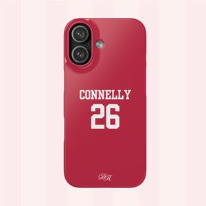 Briar U, The Risk, Jake Connelly 26, Rote Handyhülle, iPhone- und Samsung-Hülle, glänzend oder matt