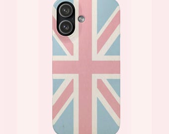 British Flag Phone Case | iPhone & Samsung Cover | Glossy or Matte Finish | Cool Girl Aesthetic