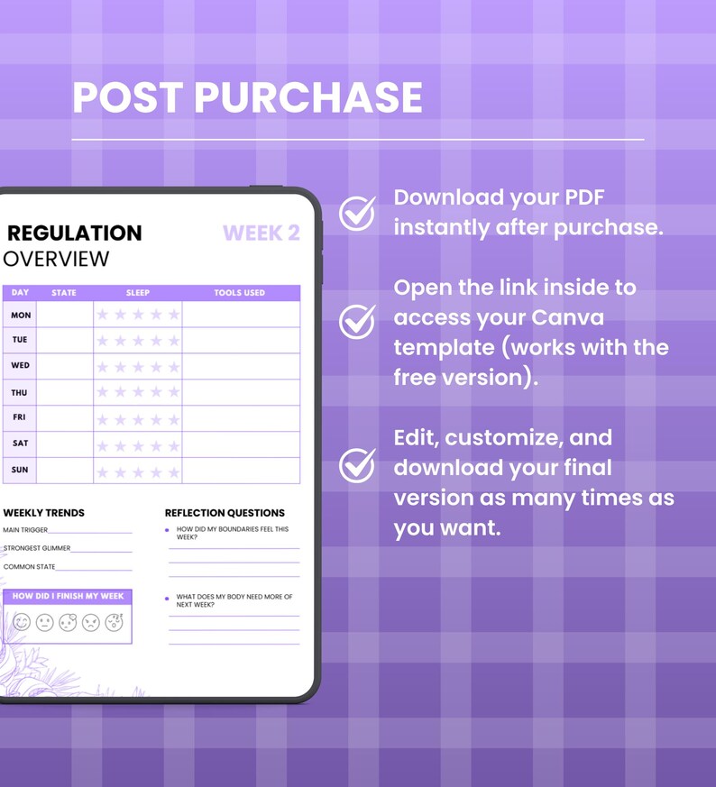 Nervous System Regulation Planner PLR | Somatic Healing Journal | Vagus ...
