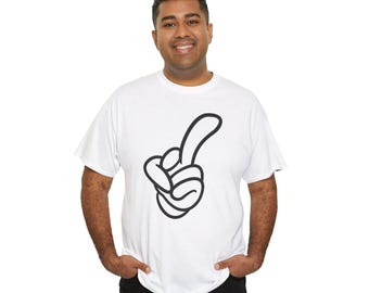 Unisex Heavy Cotton Tee with Unique Finger Design, Casual Comfort Tee, Graphic Tee for Everyday Wear, Perfect Gift for Friends, Unisex [...]