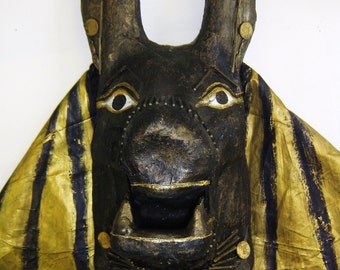 The Mask of the Egyptian God Anubis