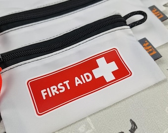 First Aid Pouch: Ultralight Recycled Fabric Zip Pouches