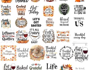 Give Thanks PNG: Fall Sublimation Design (Digital Download)
