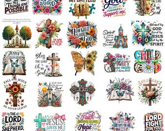 Inspirierender Bibelvers PNG Christian Digital Download | Schrift Wandkunst | Glaube Printable