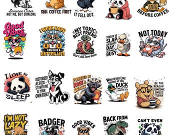 Snarky PNG Bundle Sarcastic Quotes PNG  Funny Saying Clipart (Digital Download)