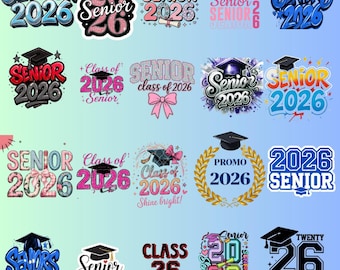 Graduación de 2026 PNG (Descarga digital)