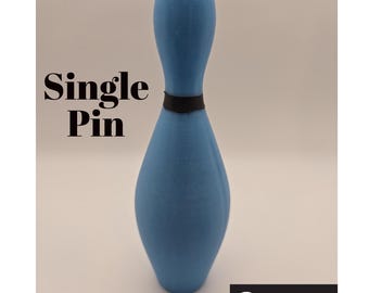 Custom Bowling Pin STL File: Single Pin Design (Digital Download)